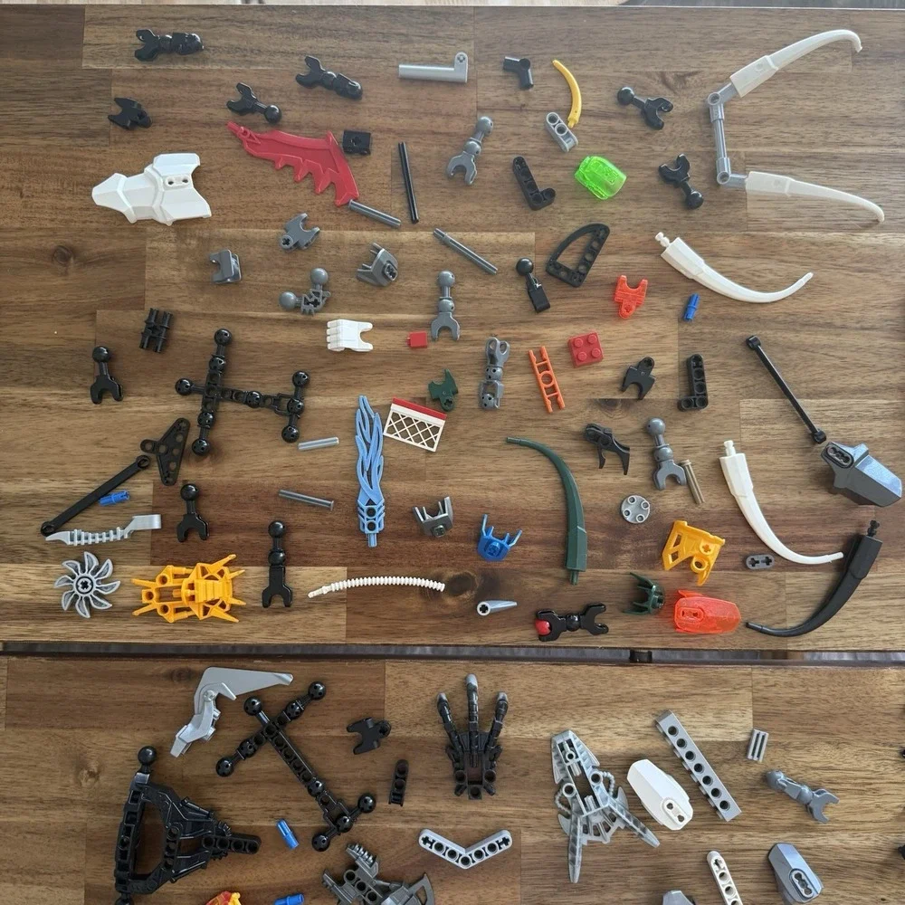 LEGO BIONICLE Hero Factory Bulk Lot of 200+ Parts Pieces 1 LB+ SEE PICTURES!
